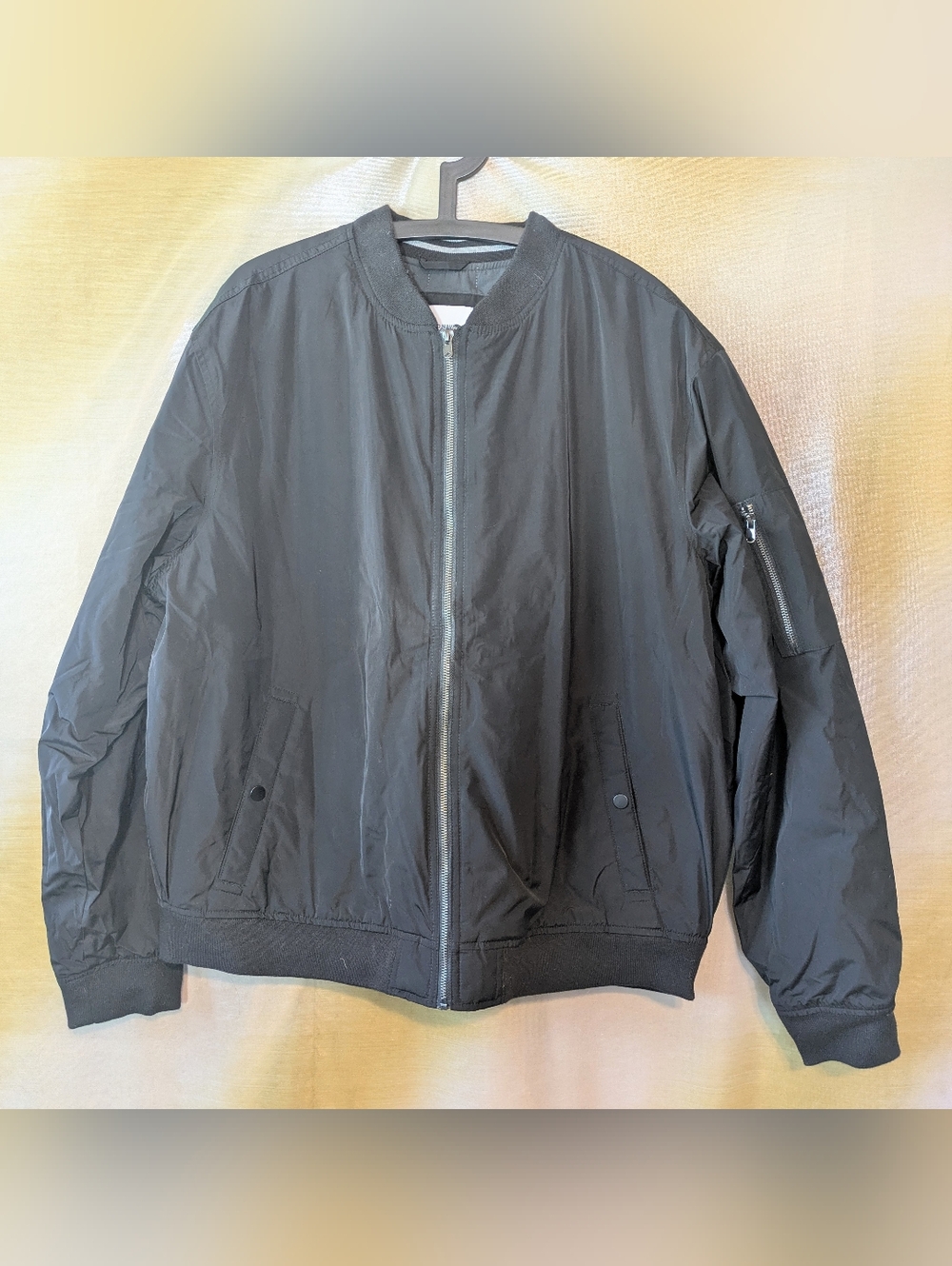 Men's Black Bomber Jacket NWT